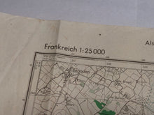 Load image into Gallery viewer, Original WW2 German Army Map of Lesparre-Médoc, France
