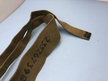 Load image into Gallery viewer, Original WW2 British Army Tan Webbing Shoulder Strap 37 Pattern - Royal Signals
