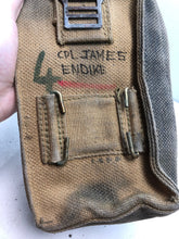 Lade das Bild in den Galerie-Viewer, Original WW2 Canadian Army 37 Pattern Bren Pouch - Used Condition
