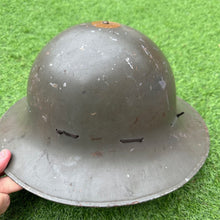 Charger l&#39;image dans la galerie, Original WW2 British Home Front Civillian Zuckerman Helmet &amp; Liner - 1941 Dated
