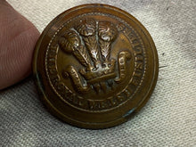 Load image into Gallery viewer, Original British Army The Royal Welsh Fusiliers Brass Button Brooch
