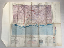 Lade das Bild in den Galerie-Viewer, Original WW2 British Army / RAF Map - Makran
