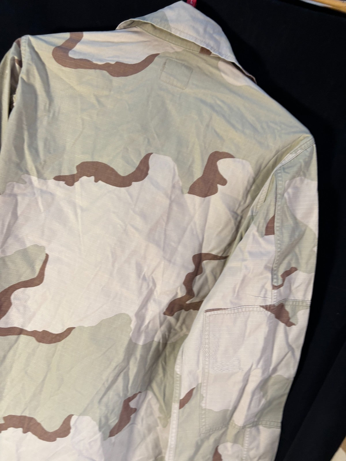 Gulf War US Army DCU Camouflaged Combat Field Coat/Jacket - Small/Regular - The Militaria Shop