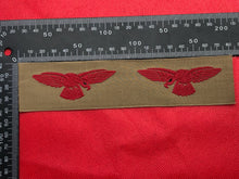 Load image into Gallery viewer, Original WW2 British RAF Tropical Royal Air Force Unissued Shoulder Eagle Badges
