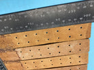 WW2 German Army belt leather fastening strip. Black Leather Reproduction - The Militaria Shop