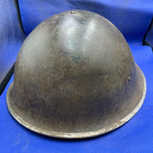 Load image into Gallery viewer, Original WW2 British/Canadian Army Mk3 Combat Helmet
