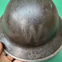 Lade das Bild in den Galerie-Viewer, Original WW2 British Civil Defence Home Front Wardens Mk2 Helmet - 1941 Dated
