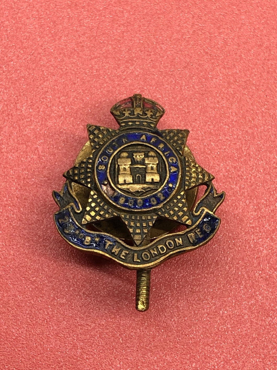 Original WW1 British Army 23rd (County of London) Battalion Lapel Button Badge