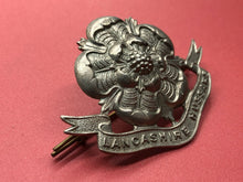 Load image into Gallery viewer, Original WW1 British Army Lancashire Hussars Cap Badge
