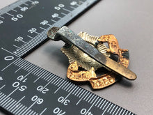 Load image into Gallery viewer, Original British Army WW2 The Royal Sussex Regiment Cap Badge
