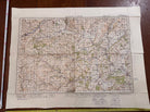 Original WW2 British Army GSGS OS Map of England - Bishop's Castle - The Militaria Shop