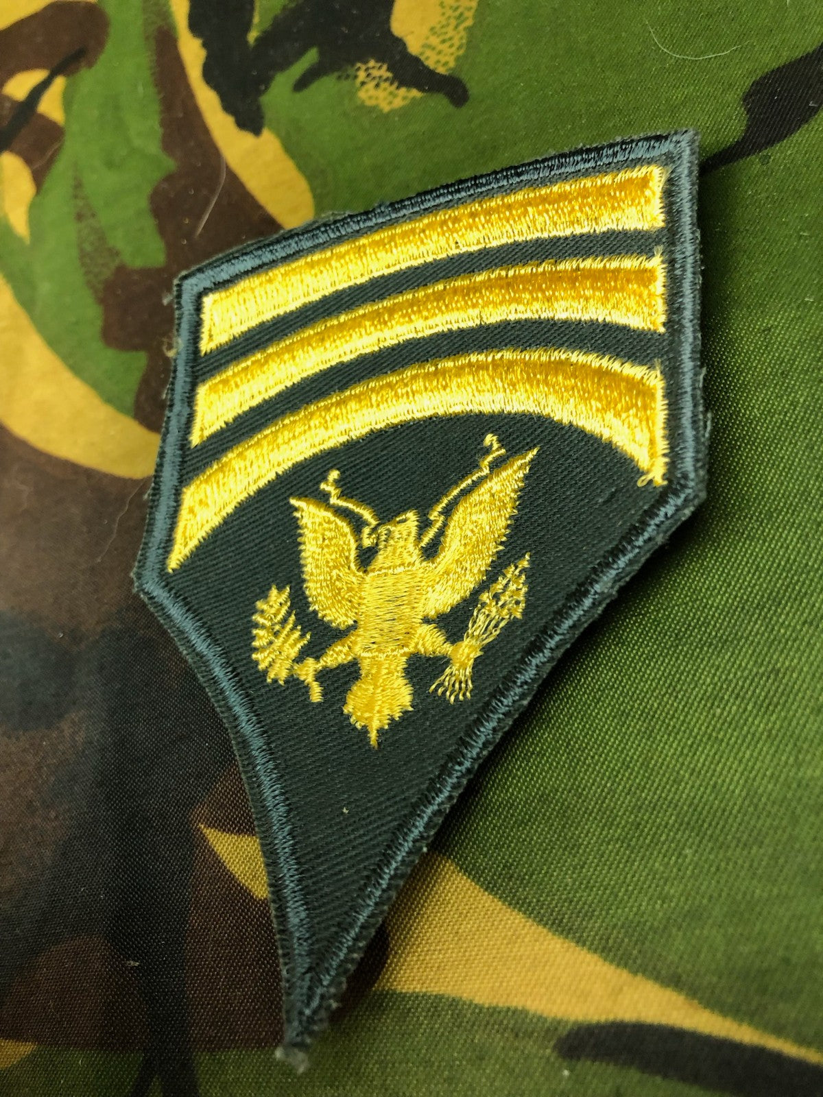 Original US Specialist E-7 Rank Patch Badge - The Militaria Shop