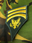 Original US Specialist E-7 Rank Patch Badge - The Militaria Shop