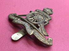 Load image into Gallery viewer, Original WW2 British Army Royal Artillery Regiment Beret / Small Cap Badge
