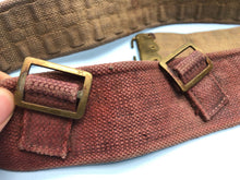 Load image into Gallery viewer, Original WW2 British Army 37 Pattern Webbing Belt - Size Normal 36&quot; Waist
