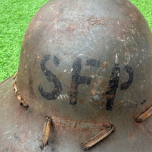 Load image into Gallery viewer, Original WW2 British Home Front Civillian Zuckerman Helmet - SFP - 1941 Dated
