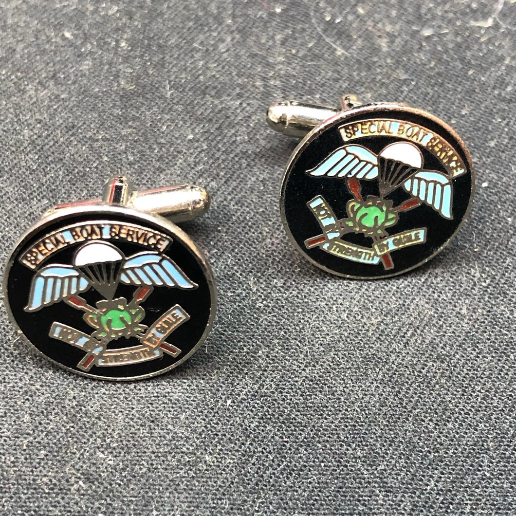 British Navy Special Boat Service Cufflinks Set - The Militaria Shop