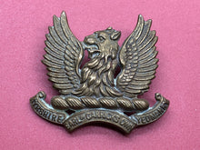 Load image into Gallery viewer, Original WW1 British Army Ayrshire (Earl of Carrick&#39;s Own) Yeomanry Cap Badge
