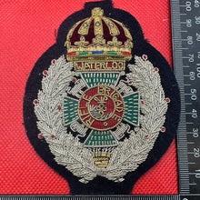 Load image into Gallery viewer, British Army Bullion Embroidered Blazer Badge - Rifle Brigade
