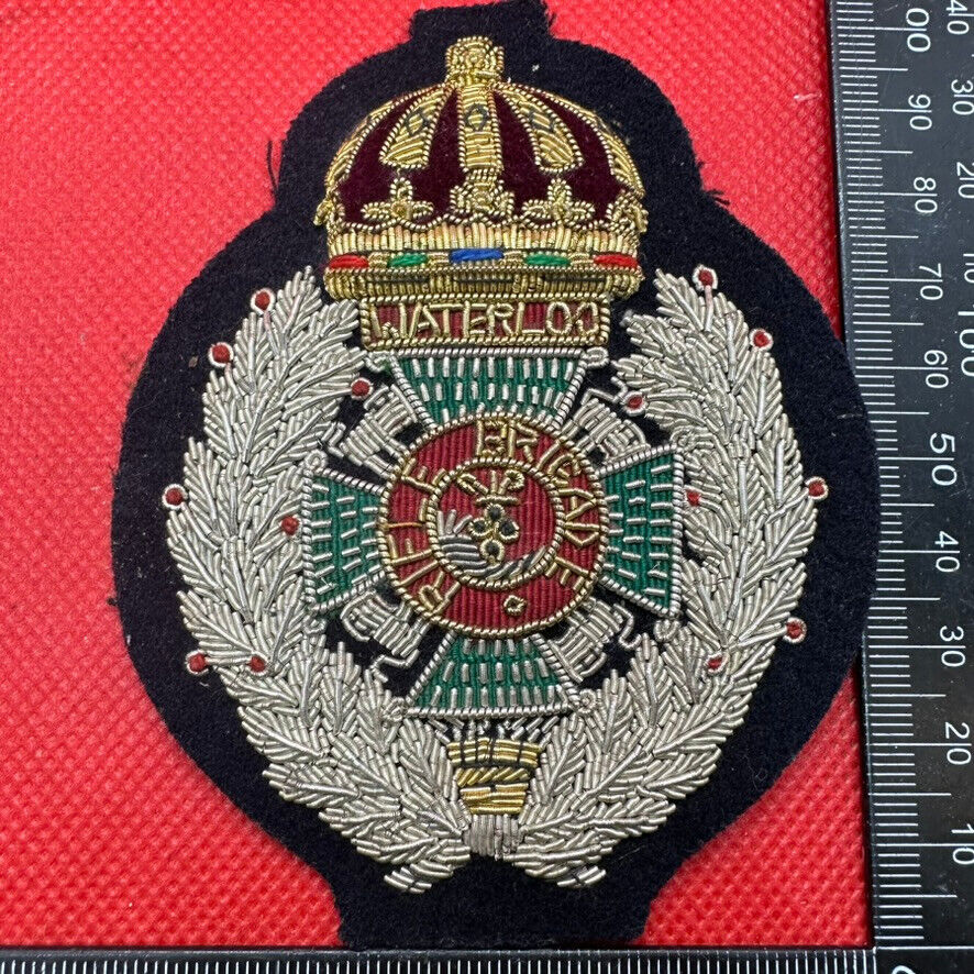 Blazer-Abzeichen mit Bullion-Stickerei der britischen Armee – Rifle Brigade