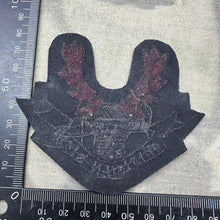 Load image into Gallery viewer, British Army Bullion Embroidered Blazer Badge - Seaforth Highlanders Regiment
