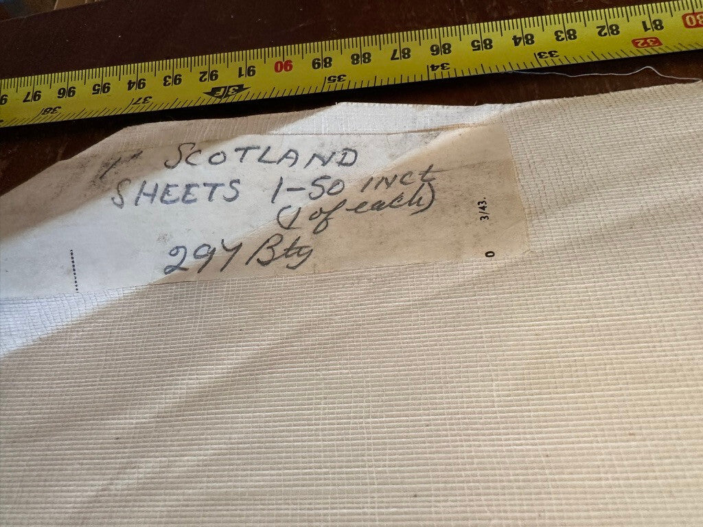 Original WW2 British Army GSGS Map of Scotland - North Mainland Shetland Islands - The Militaria Shop
