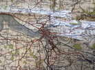 Original WW2 British Army GSGS OS Map of England & Wales - Barnstable - The Militaria Shop