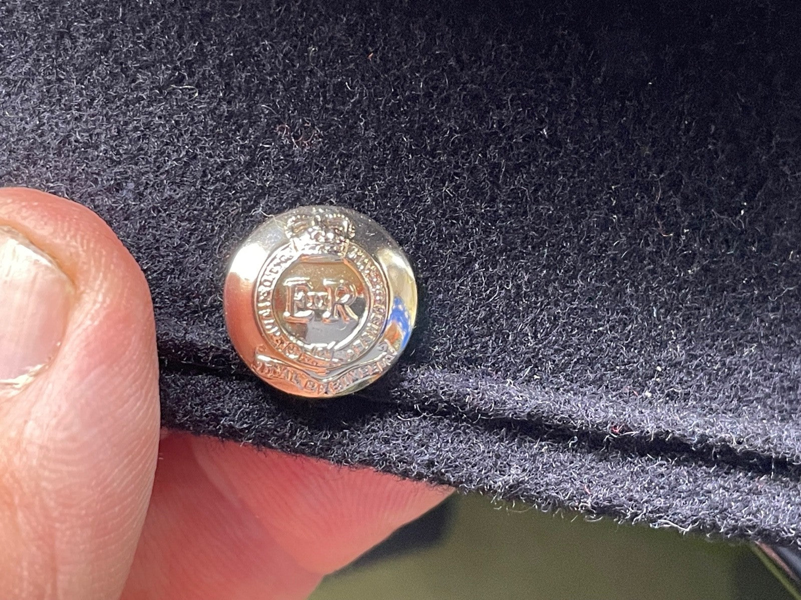 Original British Army Royal Engineers Peaked Cap - Size 57cm - The Militaria Shop