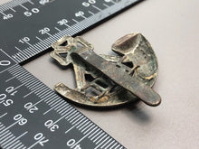 Load image into Gallery viewer, Original British Army WW2 Cap Badge - The King&#39;s Shropshire Light Infantry
