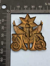 Load image into Gallery viewer, British Army Victorian 1st Edinburgh Artillery Volunteer Corps Cap Badge
