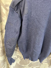 Load image into Gallery viewer, Genuine British RAF Blue Grey Royal Air Force Pull Over - Size 100cm Chest
