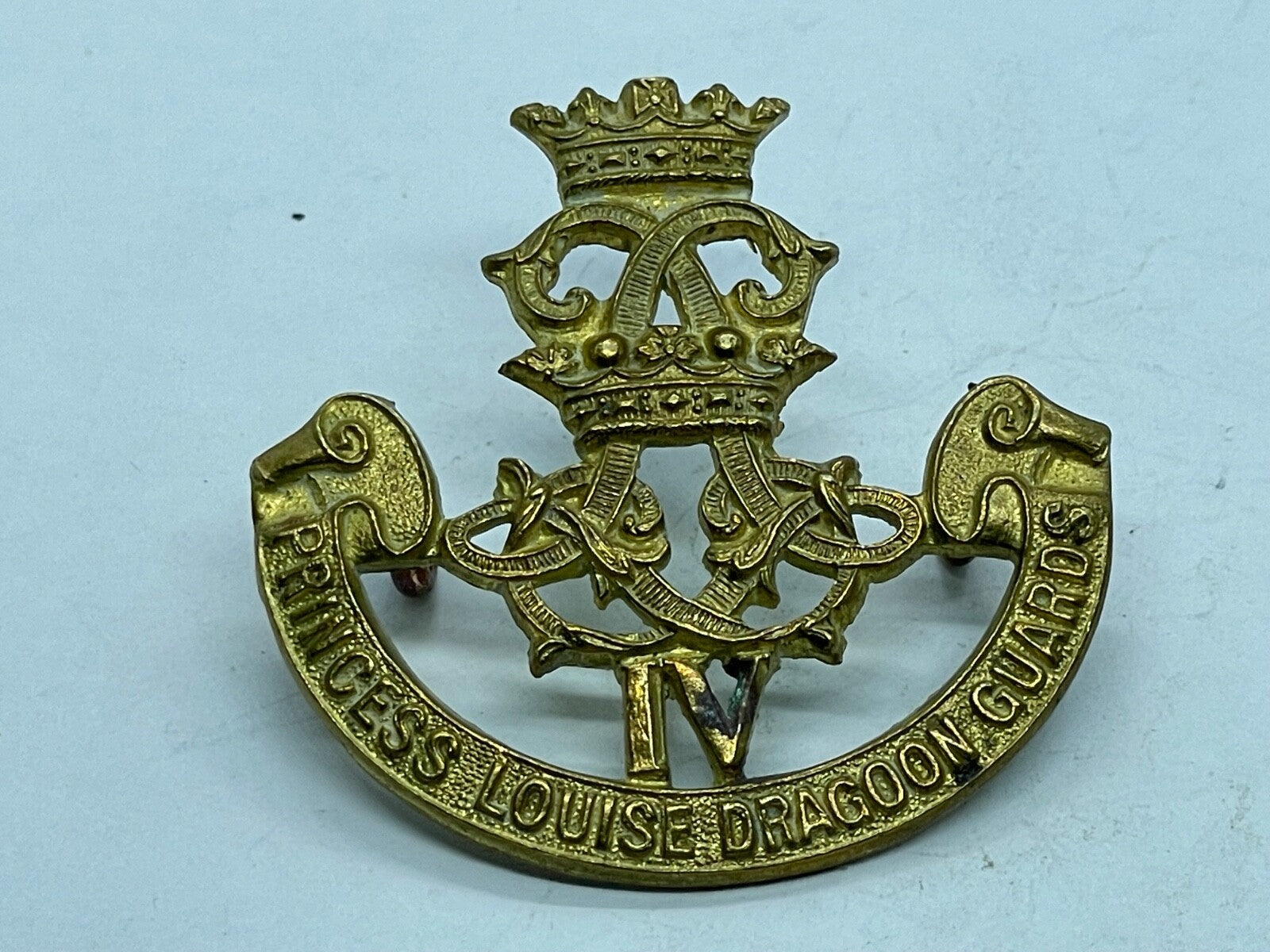 Original WW2 Canadian 4th Princess Louise Dragoon Guards Cap Badge - The Militaria Shop