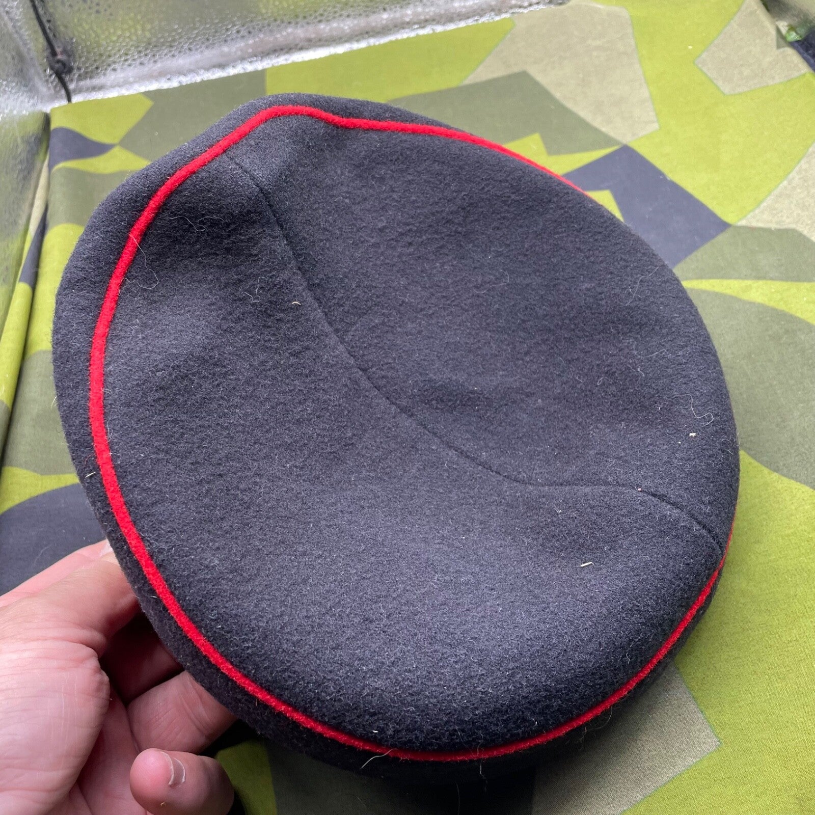 Original British Army Adjutant General Corps Peaked Cap - The Militaria Shop