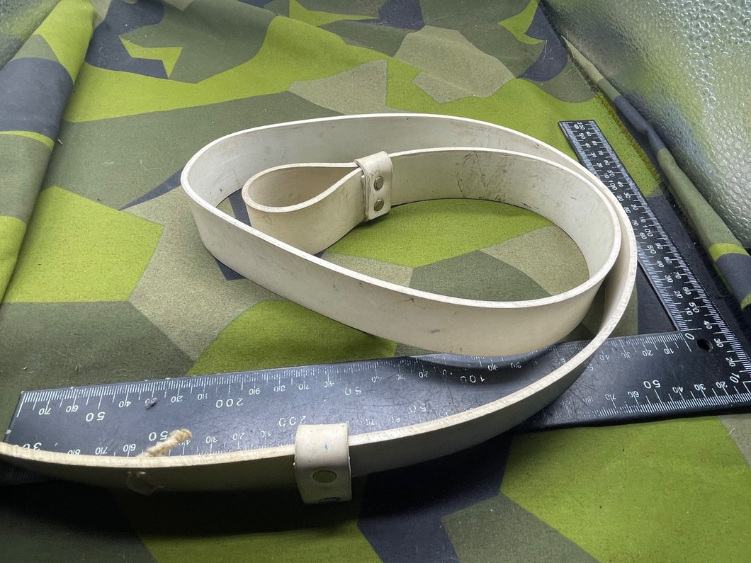 Original British Army Guards Division White Ceremonial Rifle Sling - The Militaria Shop