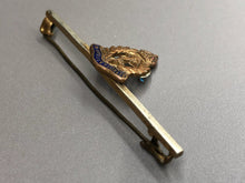 Load image into Gallery viewer, Original WW2 British Army Royal Army Medical Corps RAMC Tie / Sweetheart Brooch
