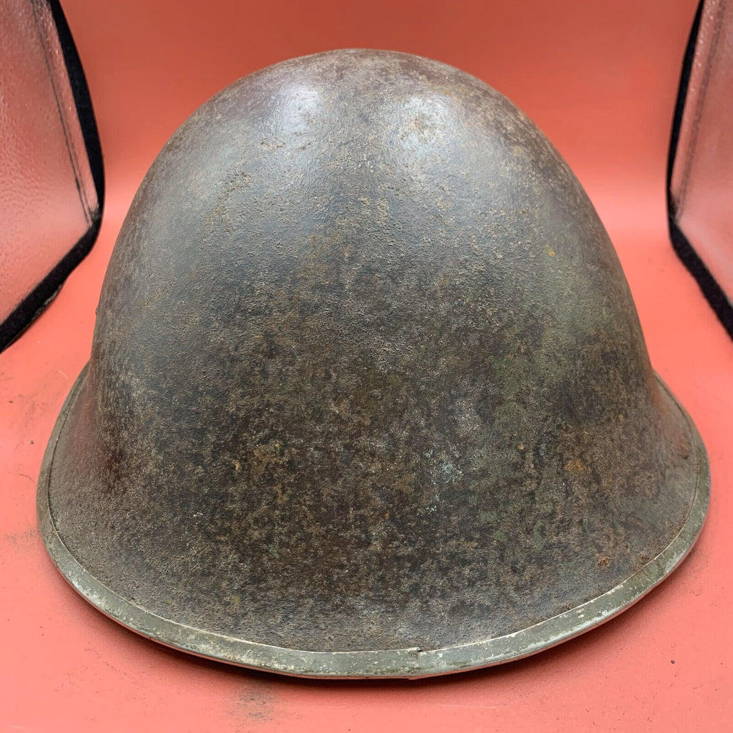 Original British / Canadian Army WW2 Soldiers Military Combat Mk3 Turtle Helmet