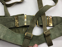 Load image into Gallery viewer, Original British Army WW2 37 Pattern Belt, Pouches &amp; Straps Set - 42&quot; Waist
