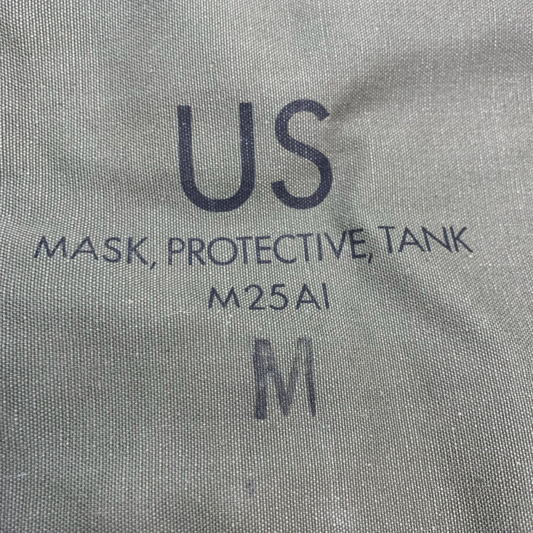 Genuine US Army Vietnam War M25A1 Tank Crew Gas Mask Carrying Bag