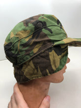 Charger l&#39;image dans la galerie, Original British Army 1968 68 Pattern Cold Weather Combat Camouflaged Cap
