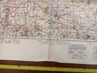 Original WW2 British Army GSGS OS Map of Great Britain - Burton & Walsall - The Militaria Shop