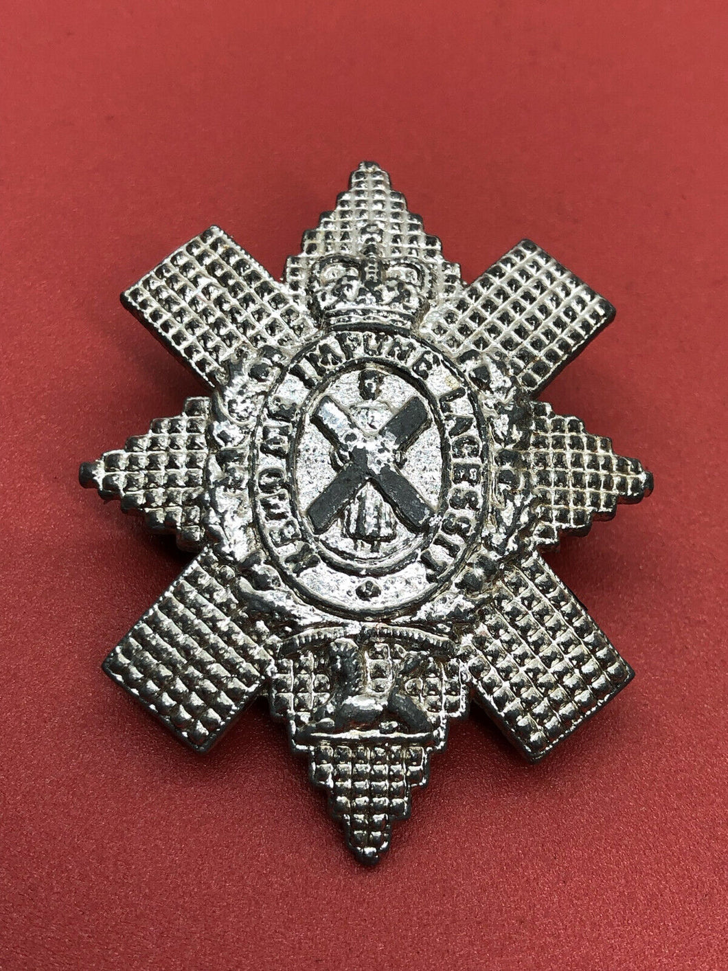 British Army Scottish Regimental Brooch Badge - Royal Highlanders Black Watch