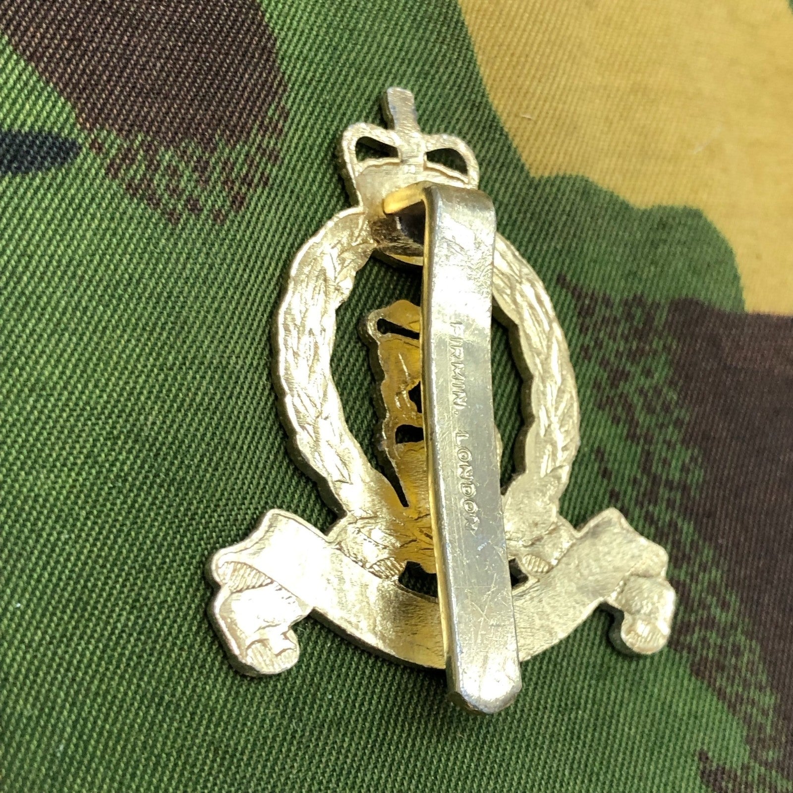 Original British Staybrite Army Cap Badge - Adjutant General's Corps - The Militaria Shop