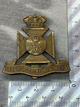 Load image into Gallery viewer, Original British Army WW1 / WW2 The Wiltshire Regiment Cap Badge
