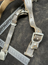 Load image into Gallery viewer, Original German Army WW2 Style Solider Equipment Leather Y Straps
