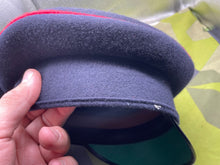 Load image into Gallery viewer, Original British Army Royal Engineers Peaked Cap - Size 55cm - The Militaria Shop
