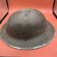 Charger l&#39;image dans la galerie, Original British Army WW2 Soldiers Military Combat Mk2 Brodie Helmet - SA Made
