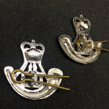 Charger l&#39;image dans la galerie, Original British Collar Badge Pair - Durham Light Infantry - The Militaria Shop
