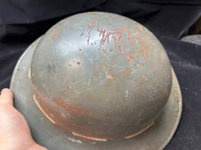 Load image into Gallery viewer, Original WW2 British Civil Defence Civillian Zuckerman Helmet -Medium 1941 Dated
