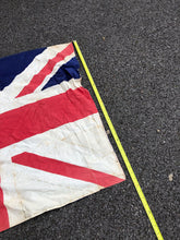 Load image into Gallery viewer, Original WW2 British Union Jack Flag  - Craft Paper Parts - 107cm x 78cm
