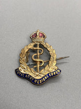 Load image into Gallery viewer, Original WW2 British Army RAMC Royal Army Medical Corps Tie / Lapel Pin
